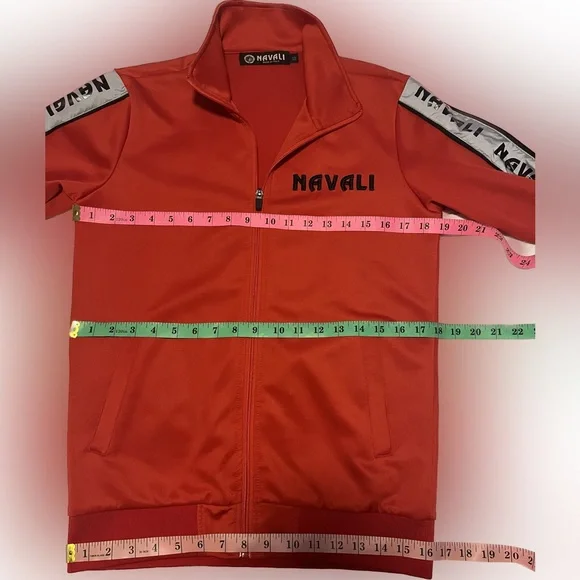 Navali red jacket Size extra small. RARE - Picture 11 of 15